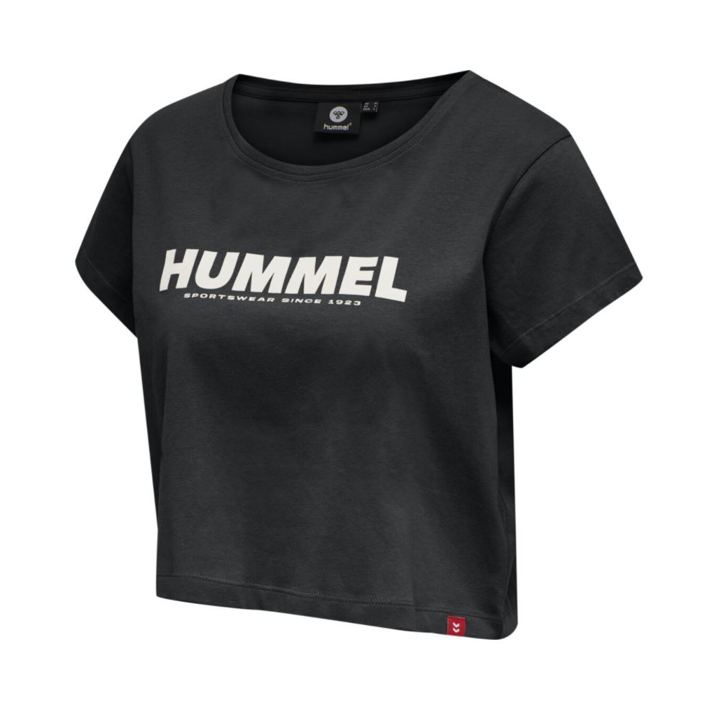 Legacy Cropped T-Shirt - Black - for kvinde - HUMMEL - Toppe